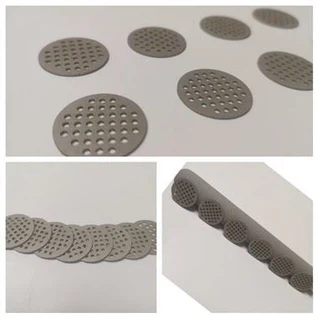 Prispôsobený titánový filtračný disk