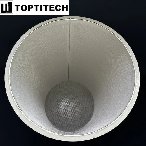 Diameter 450mm SS316L Double-layer Perforated Mesh Filter Bucket
